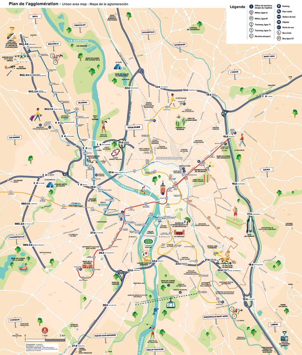 Toulouse / City / Map