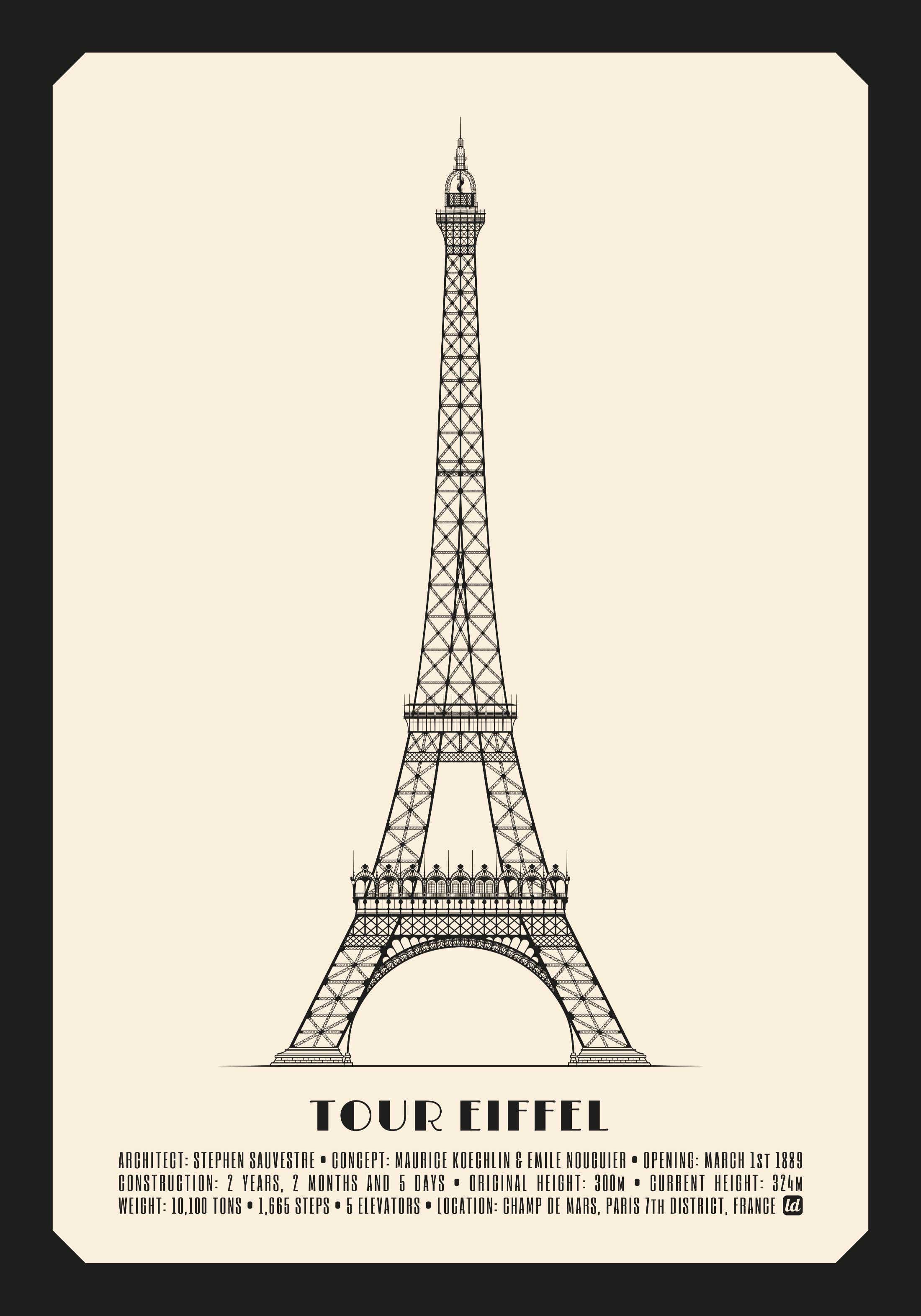 Tour Eiffel / Architecture / Monument / Poster
